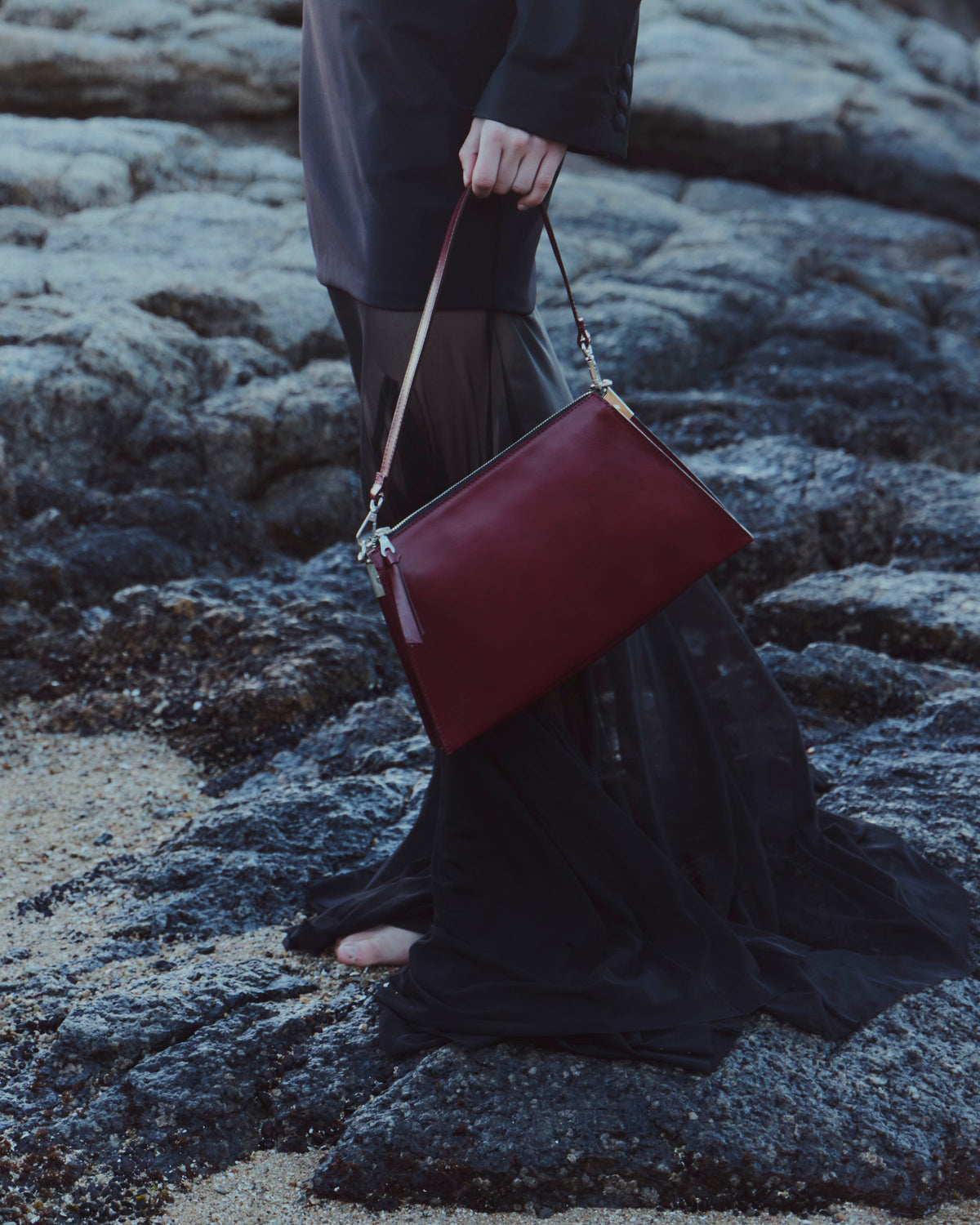 Bolso ELO de cuero, colección SOLÉA de Carolina Flores